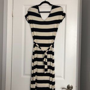Banana Republic Striped Maxi Dress
